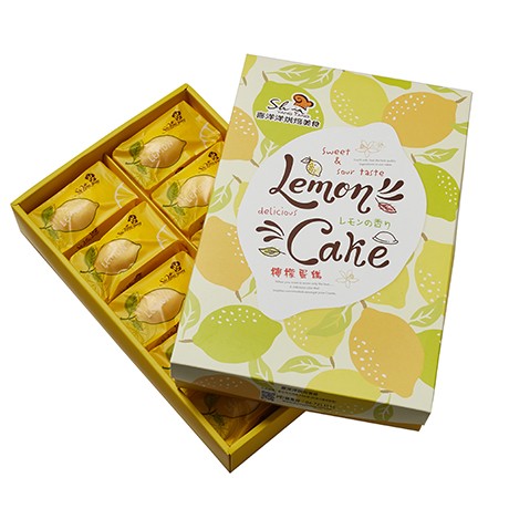 檸檬蛋糕10入禮盒蓋－喜洋洋烘焙美食購物網－傳統美食好滋味
